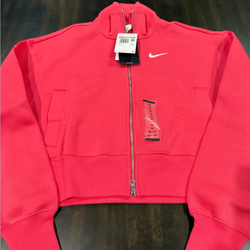 Nike Phoenix Fleece Oversized Zip Jacket Womens, Aster Pink - XS